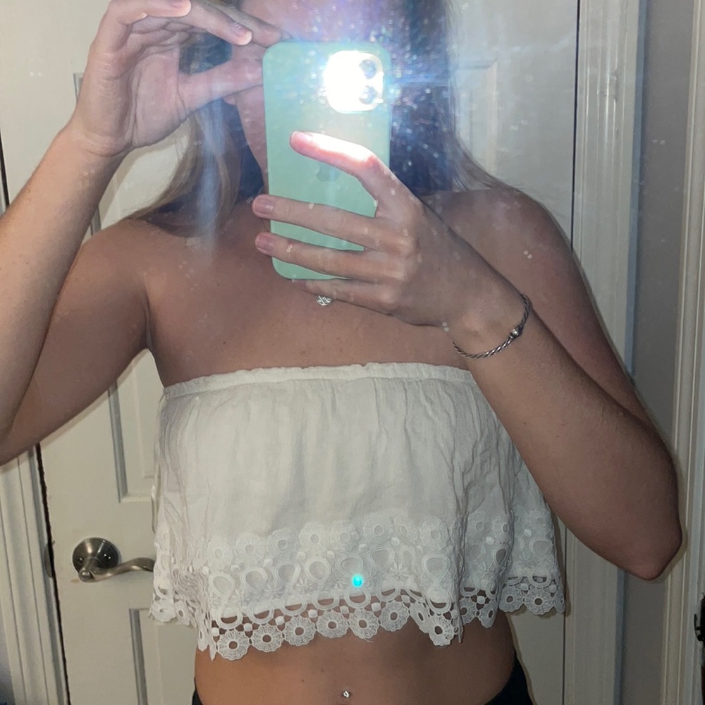 Hollister Floral tube top
